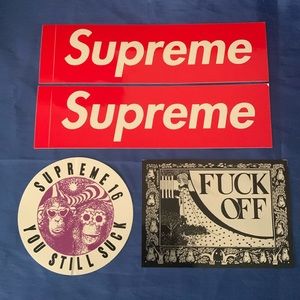 Supreme Sticker Lot (4)